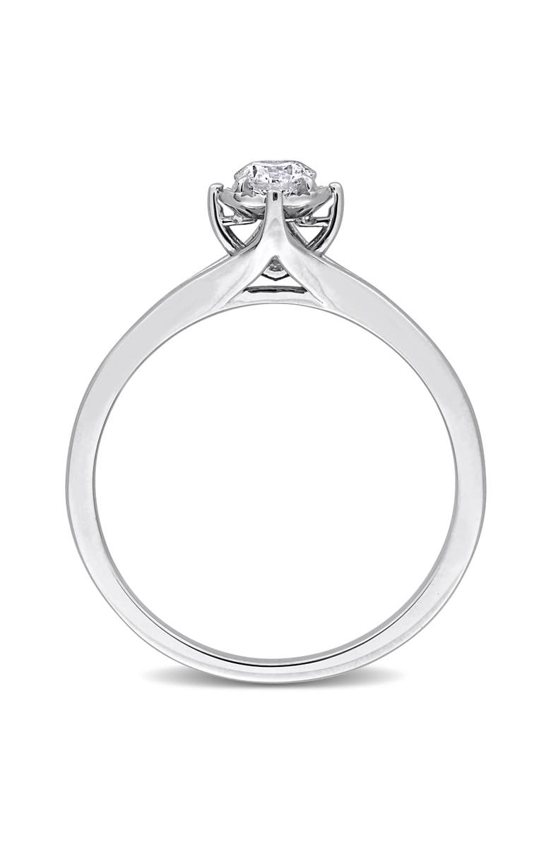 Julianna B. Lab-Grown Diamond Solitaire Ring 18k, Alternate, color, White Gold