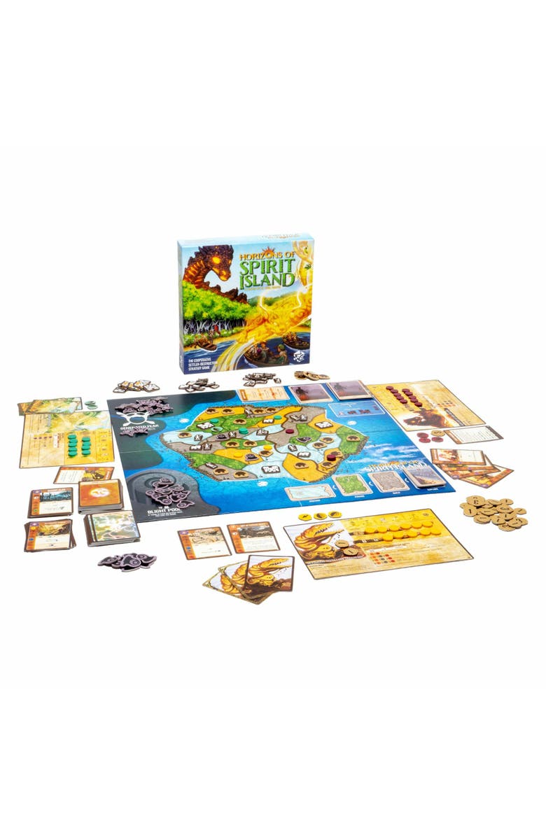 Greater Than Games Horizons Of Spirit Island Cooperative Strategy Settlerdestruction Board Game, Alternate, color, Multicolored