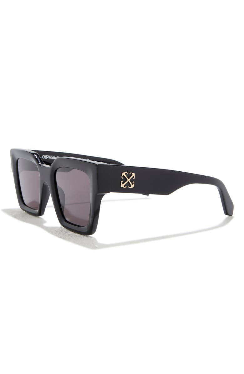 Off-White Jackson 50mm Square Sunglasses, Alternate, color, Black Dark Grey