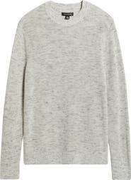 Treasure & Bond Space Dye Crewneck Cotton Blend Sweater