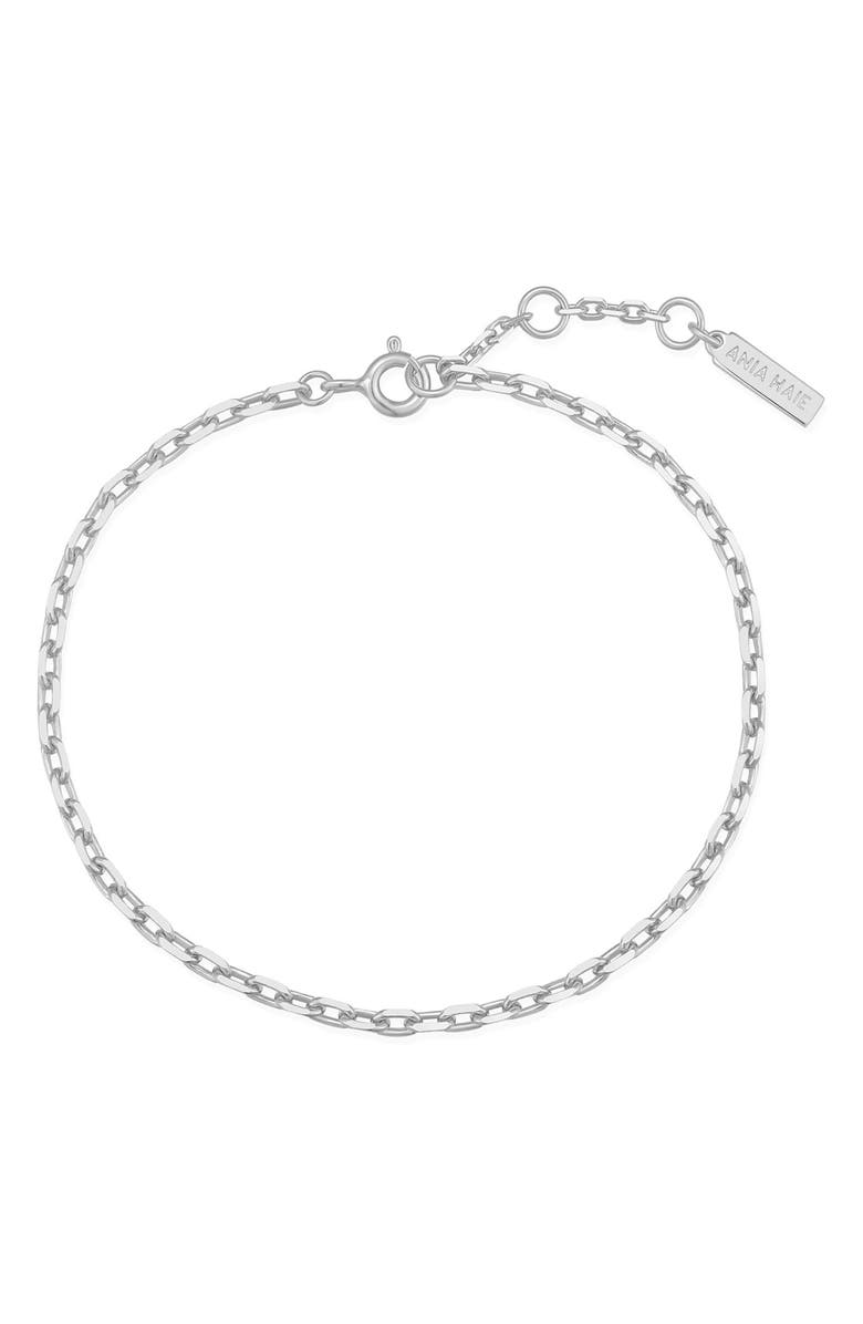 ANIA HAIE Bezel Cubic Zirconia Station Chain Bracelet, Alternate, color, 