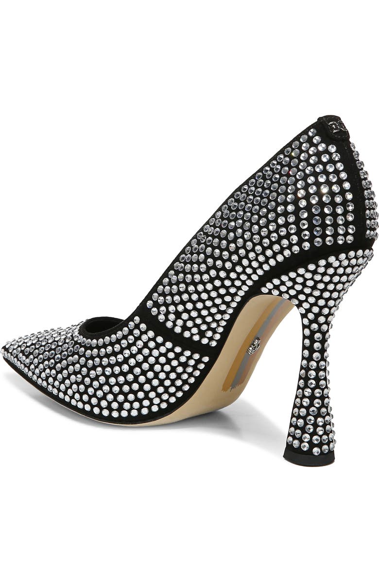 Sam Edelman Antonia Glitz Crystal Fluted Heel Pump, Alternate, color,