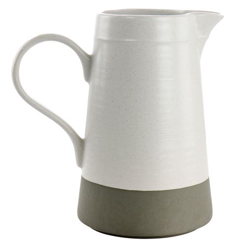 Gibson Milbrook 60oz Serving Pitcher In White