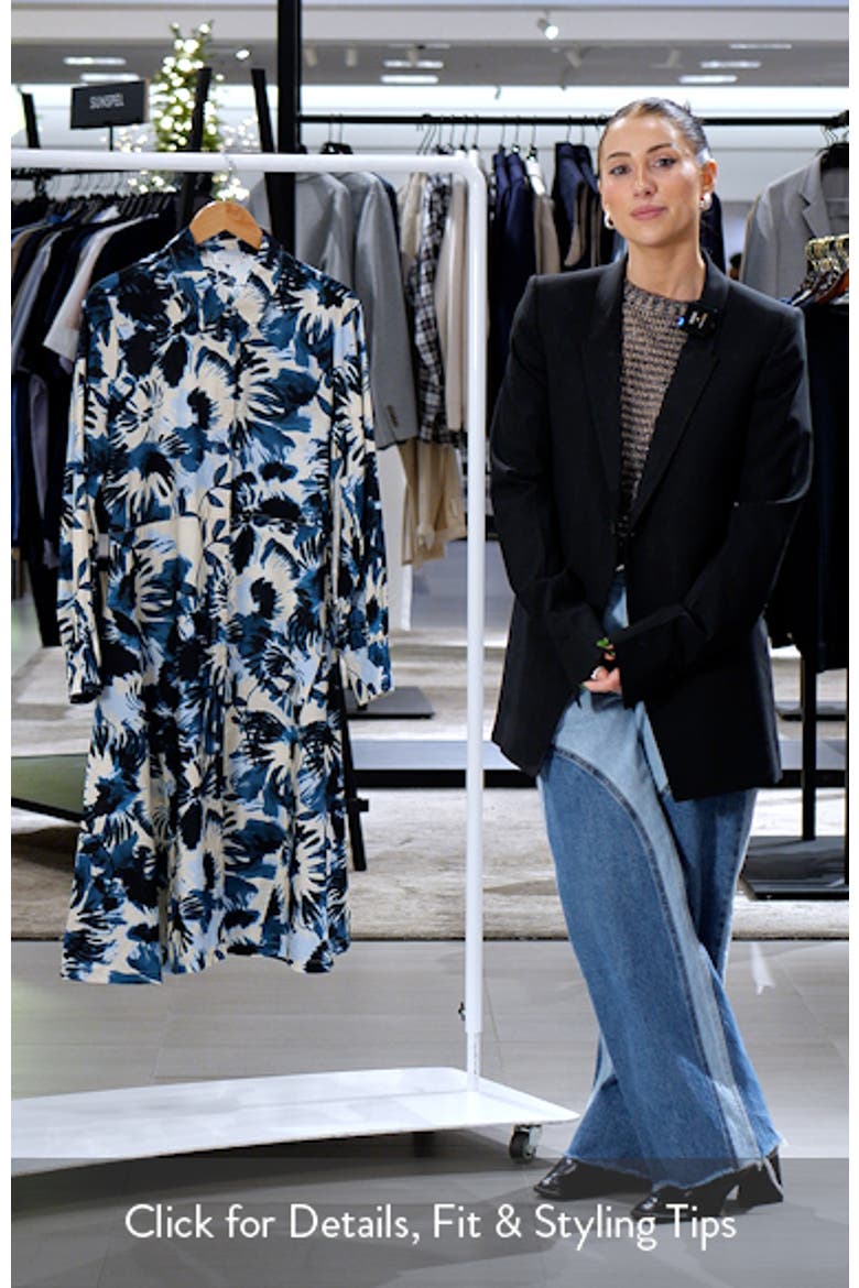 Nadia Long Sleeve Button Front Dress video