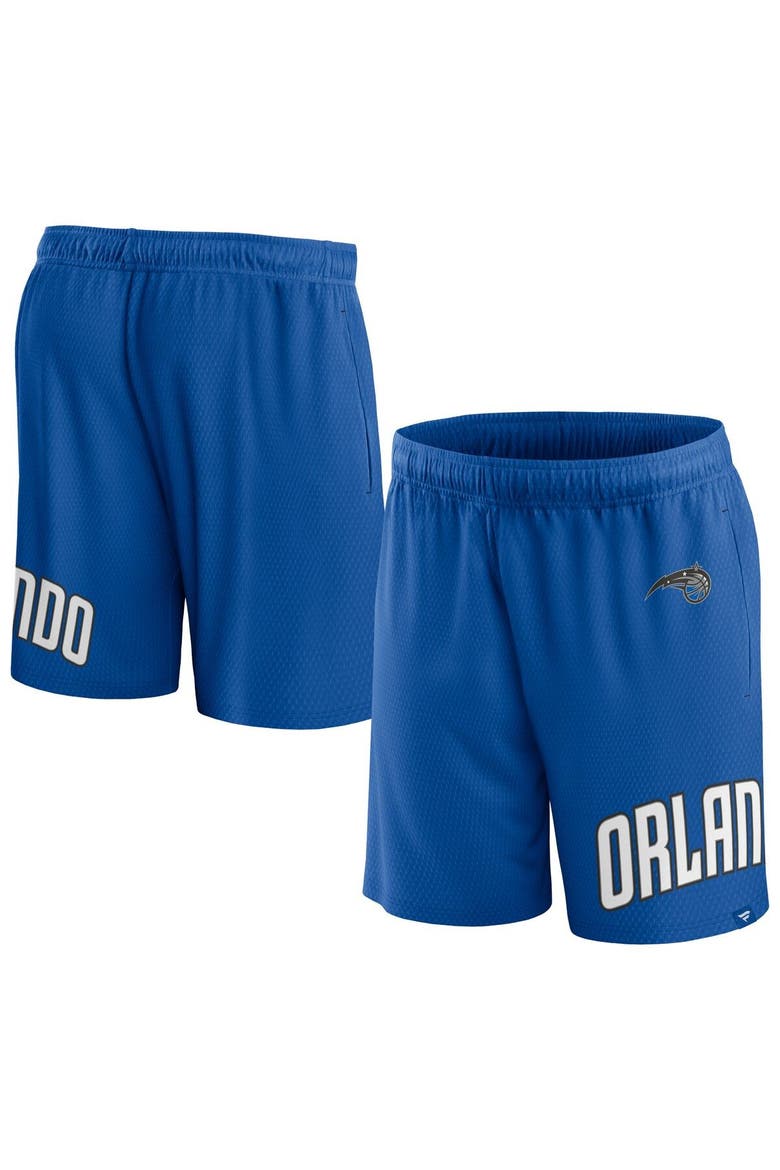 Men's Fanatics Branded Blue Orlando Magic Free Throw Mesh Shorts, Main, color, Blue