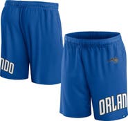 FANATICS Men's Fanatics Branded Blue Orlando Magic Free Throw Mesh Shorts
