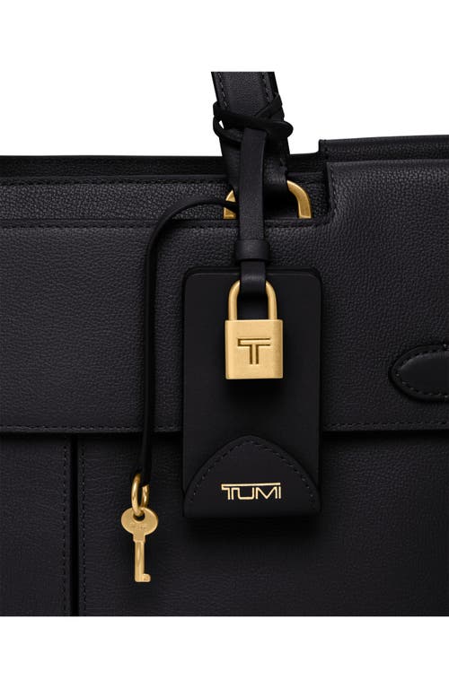 Tumi Medium Agent Leather Tote In Black