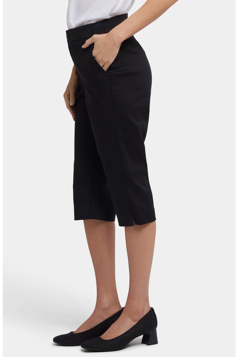 Payton High Waist Pedal Pusher Pants, Alternate, color, BLACK