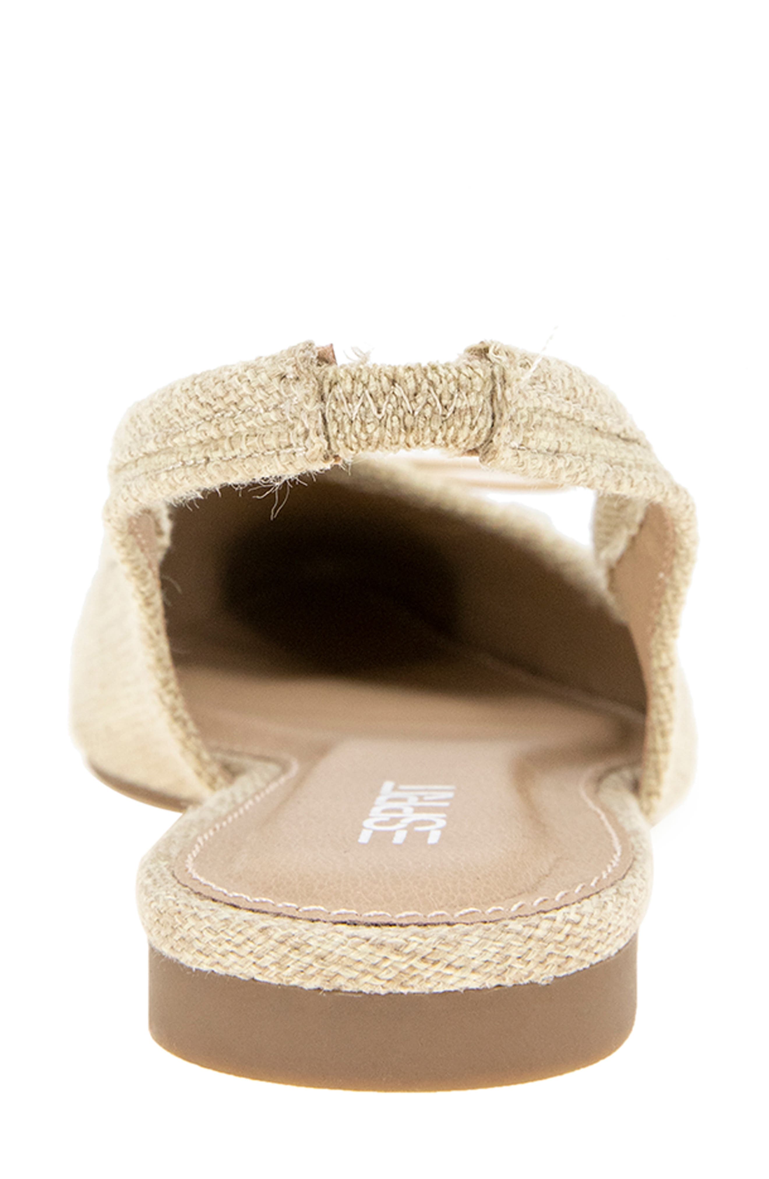 Esprit Petria Slingback Flat, Alternate, color, Natural Linen