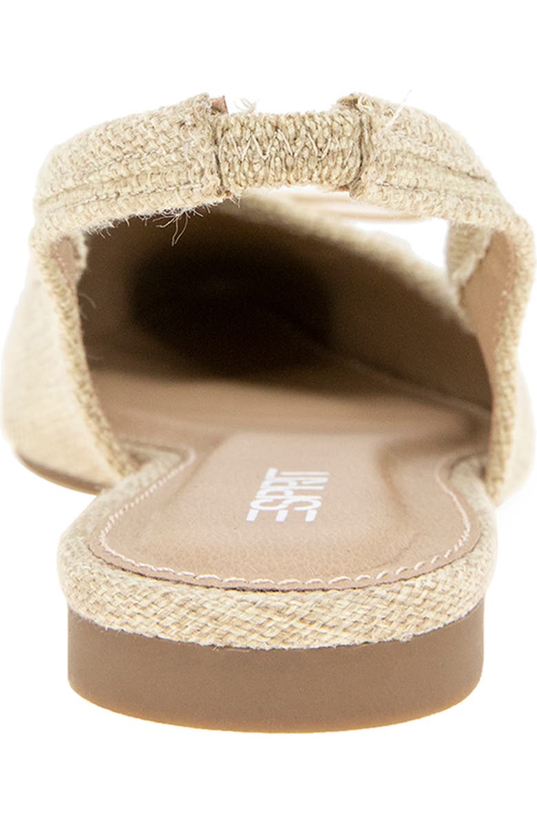 Esprit Petria Slingback Flat, Alternate, color, Natural Linen