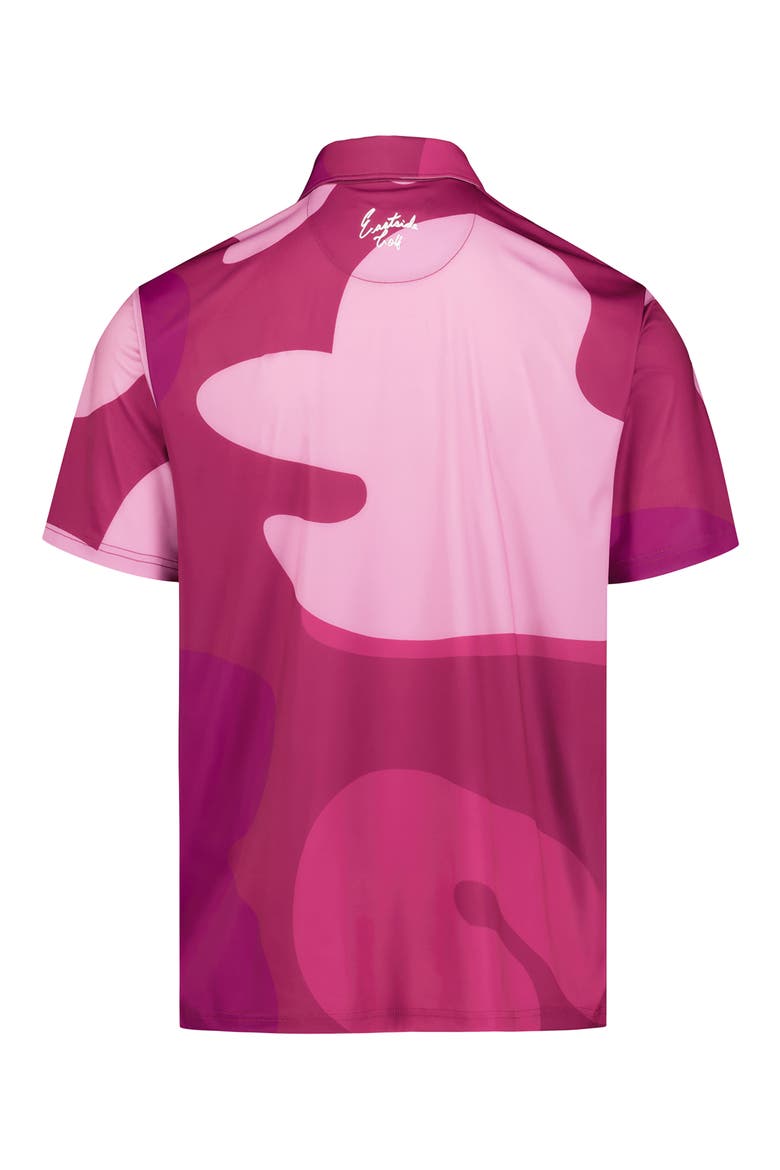 Snap Placket Performance Golf Polo, Alternate, color, FUCHSIA
