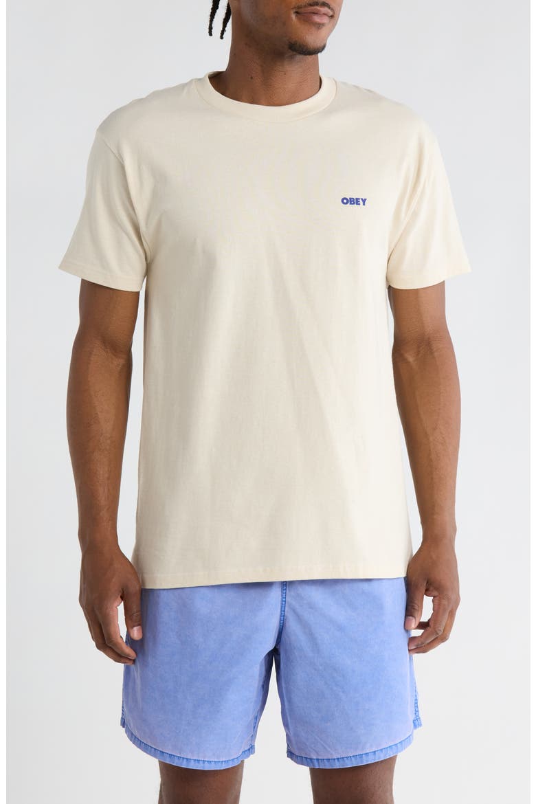 Target Icon Graphic T-Shirt, Main, color, CREAM