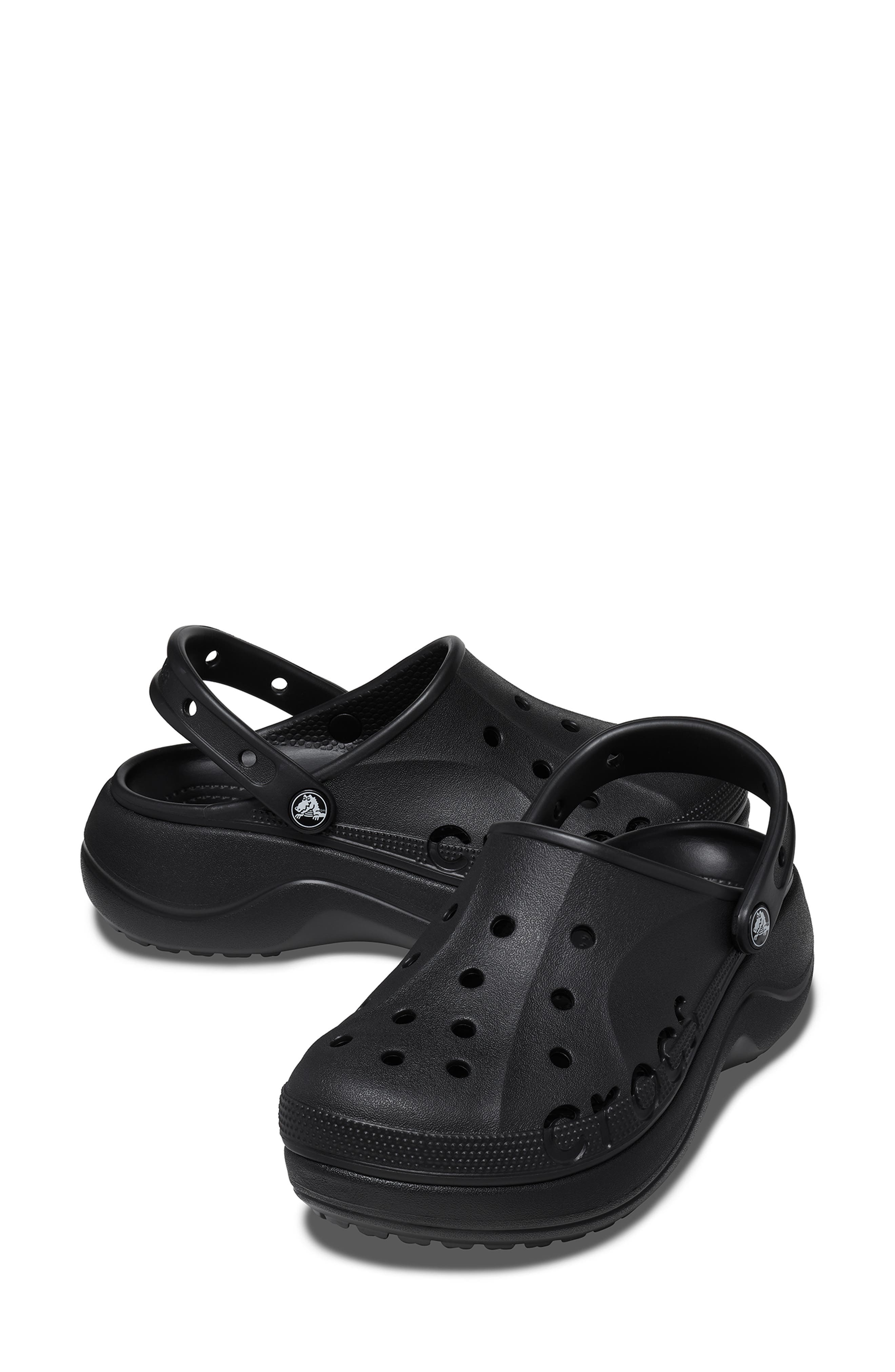CROCS Baya Platform Clog, Alternate, color, Black