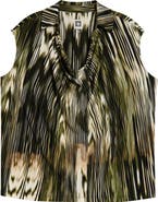 Anne Klein Extended Shoulder Cowl Neck Top