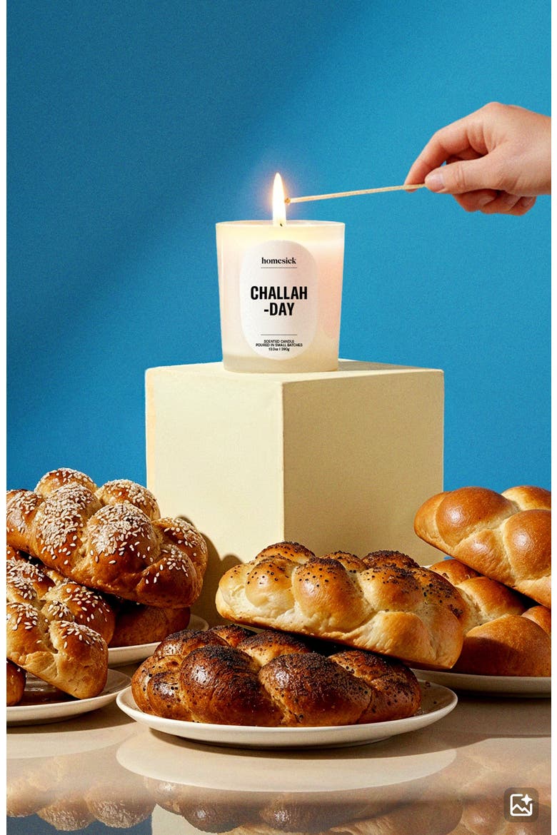 Challah-Day Candle, Alternate, color, NO COLOR