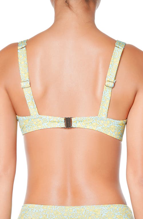 Huit Citron Vert Underwire Bikini Top In Green