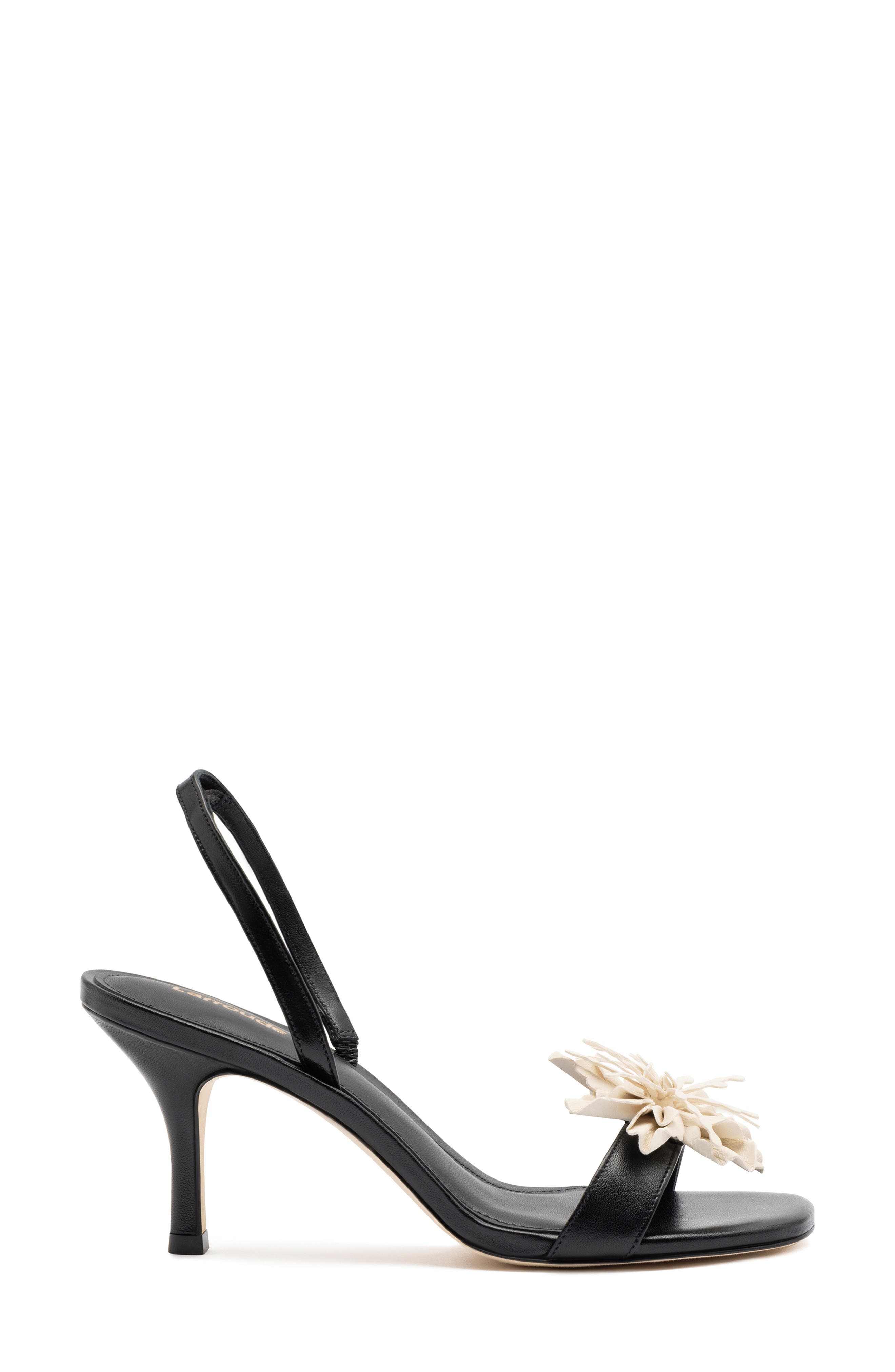 Larroudé Hibiscus Slingback Sandal, Alternate, color, 