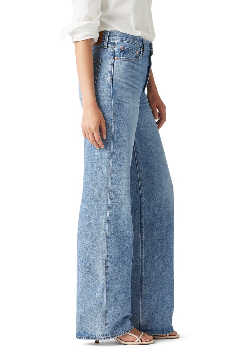 Ribcage High Waist Wide Leg Jeans, Alternate, color, NOT THE SAME