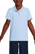 Lands' End School Uniform Girls Short Sleeve Feminine Fit Rapid Dry Polo Shirt