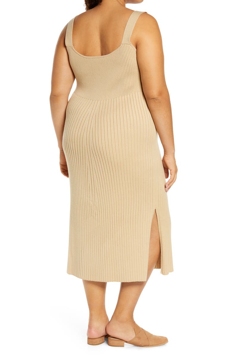 WAYF Gillian Ribbed Tank Dress, Alternate, color,
