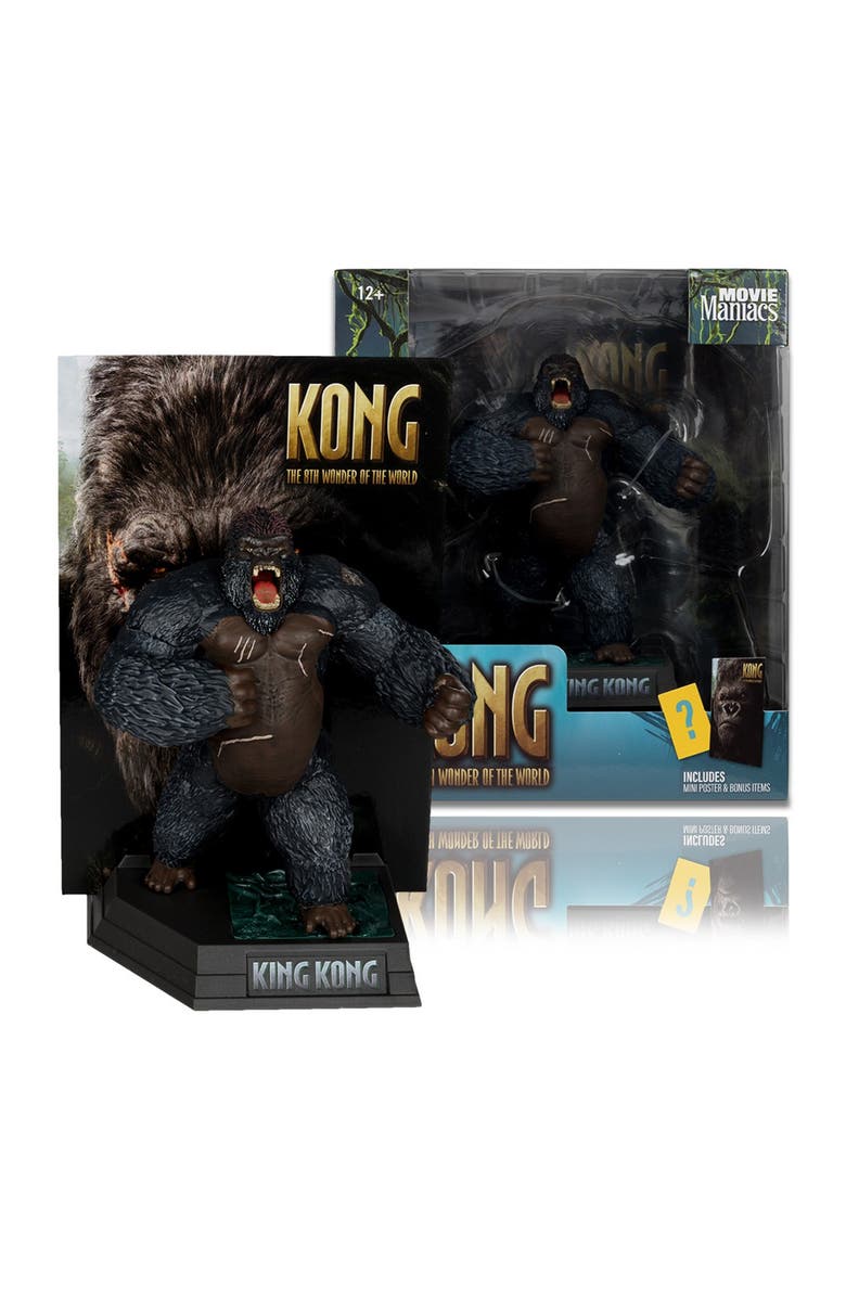 McFarlane King Kong (Movie Maniacs Kong) 6 inch McFarlane Posed Figure, Main, color, Multi-Color
