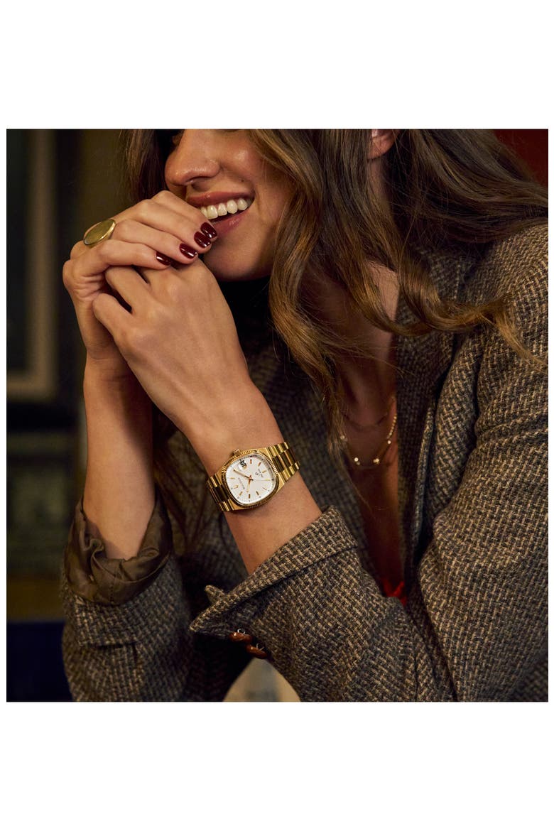 Super Seville Bracelet Watch, 37.5mm, Alternate, color, GOLD-TONE