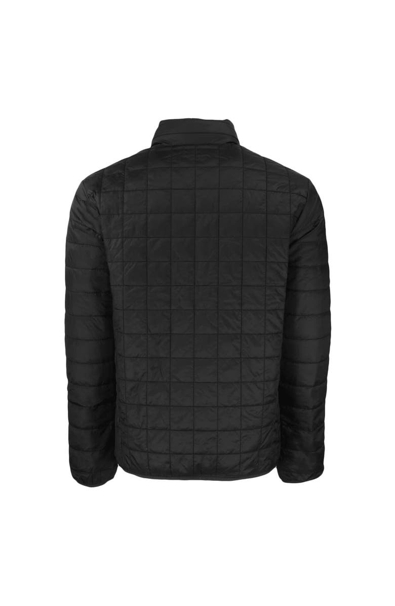 Cutter & Buck Men's Cutter & Buck Black Richmond Flying Squirrels Rainier PrimaLoft Big & Tall Eco Insulated Full-Zip Puffer Jacket, Alternate, color, 