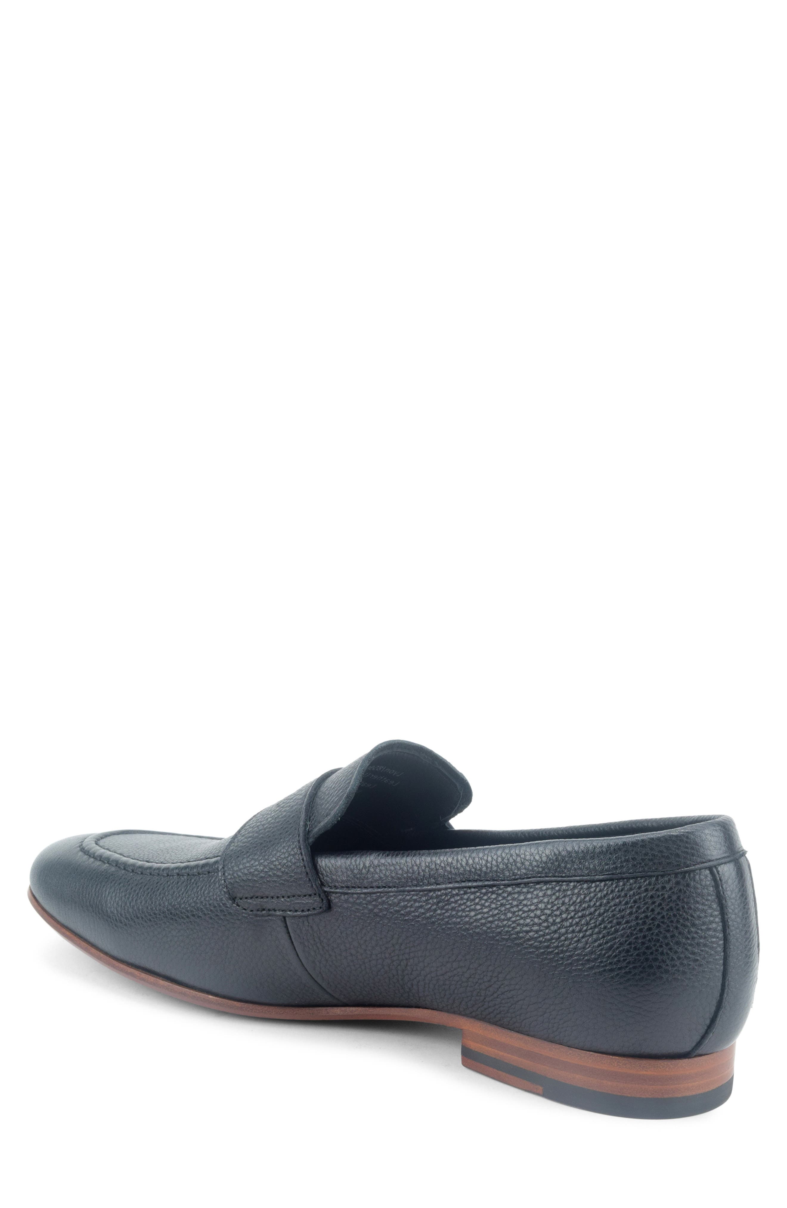 Warfield & Grand Lyon Penny Loafer, Alternate, color, Black