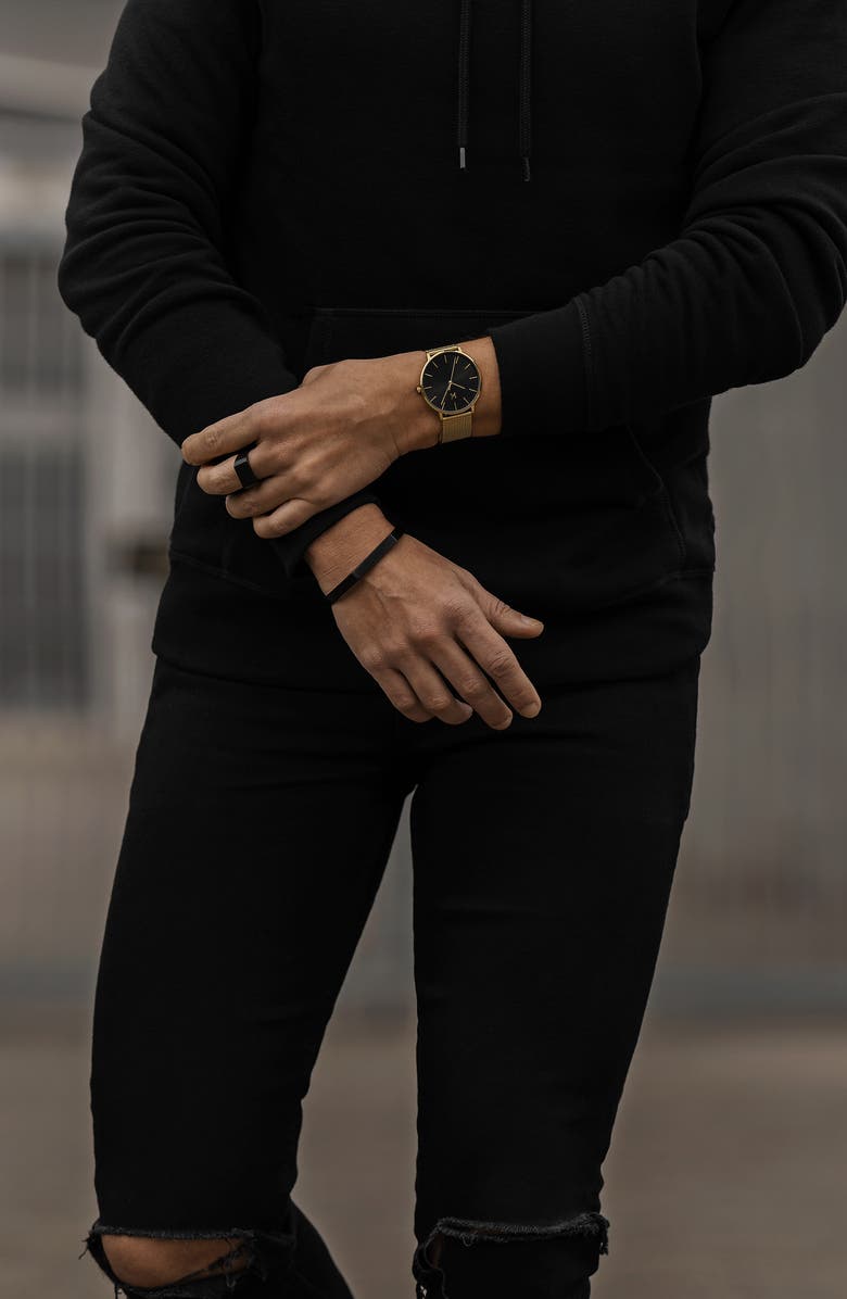 Legacy Slim Mesh Strap Watch, 42mm