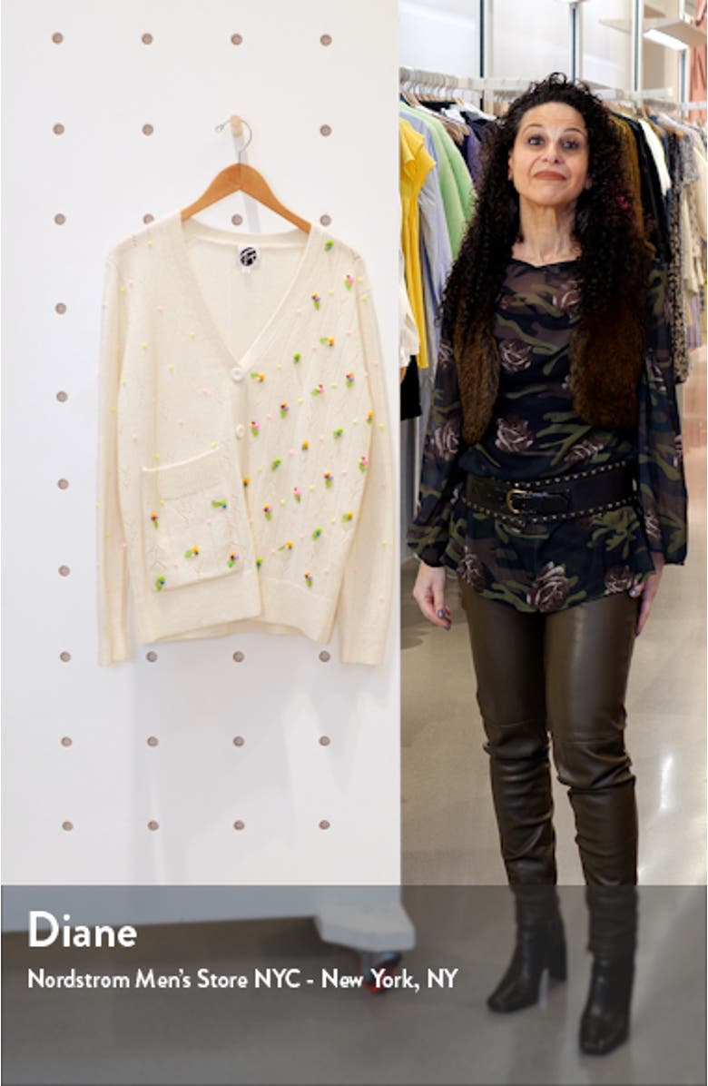 Rosie Grandpa Oversize Wool Cardigan, sales video thumbnail