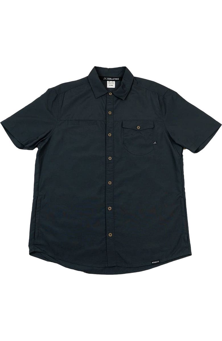 Coalatree Switchback Short-Sleeve Shirt - Men's, Main, color, Black