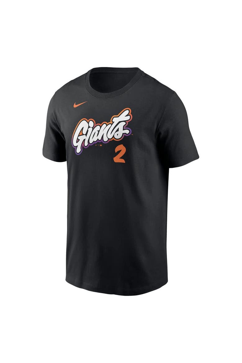 Men's Nike Willy Adames Black San Francisco Giants 2025 City Connect Fuse Name & Number T-Shirt, Alternate, color, Black