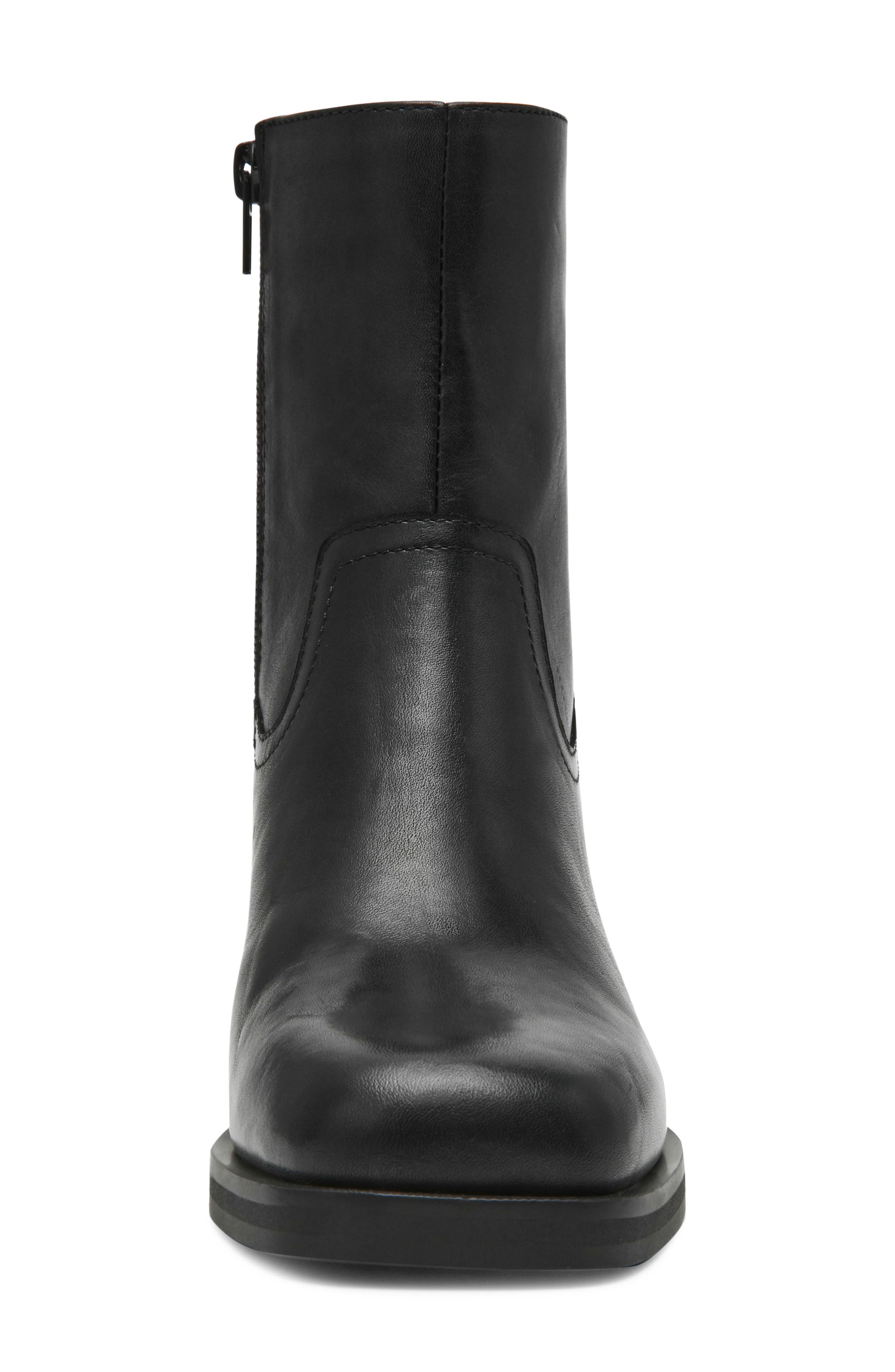 Steve Madden Latches Bootie, Alternate, color, Black Leather