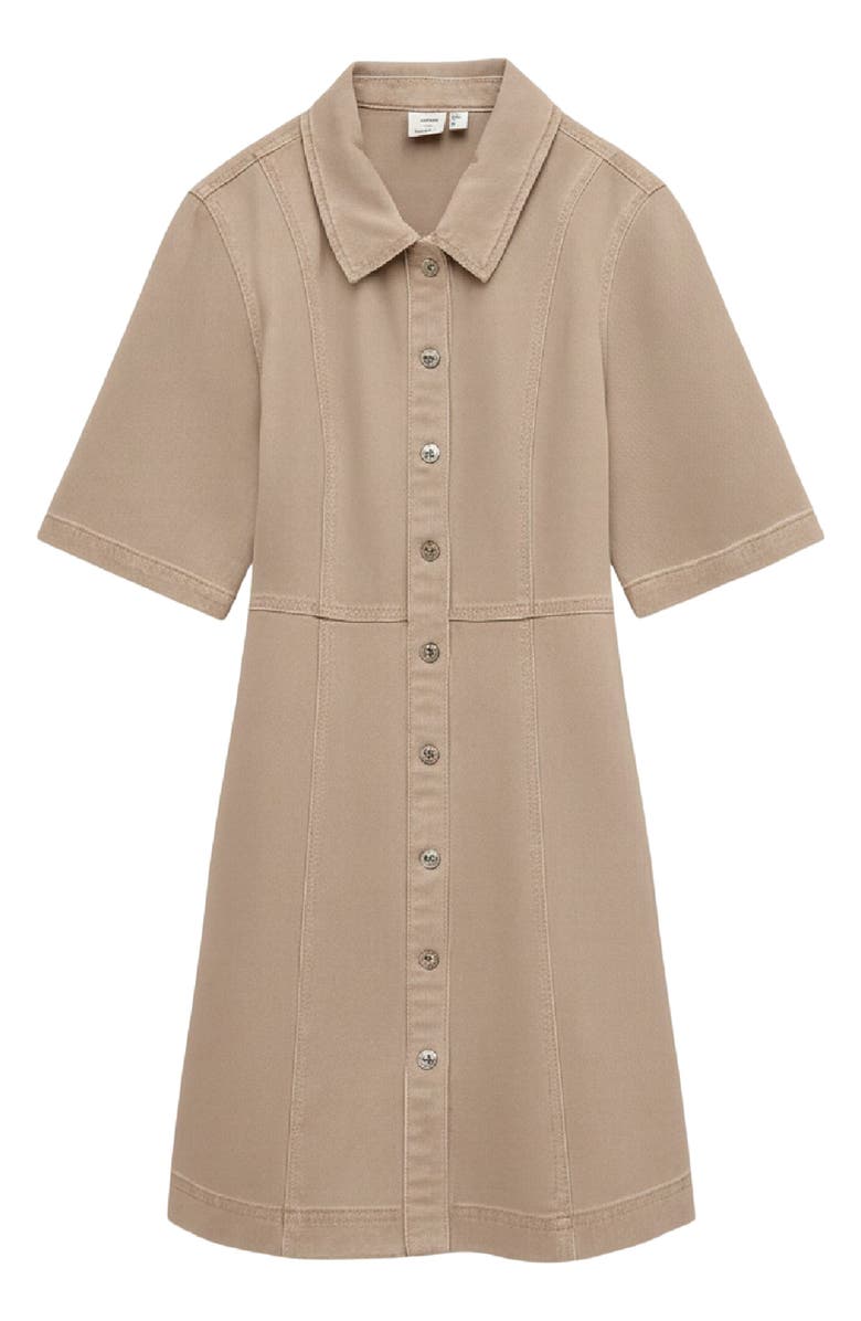 VERO MODA Daisy Denim Dress, Alternate, color, Silver Mink Detail Washed