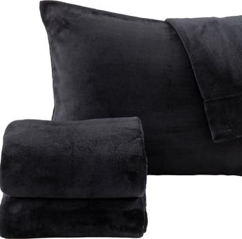 Turkish Cotton Windowpane Printed Flannel Sheet Set