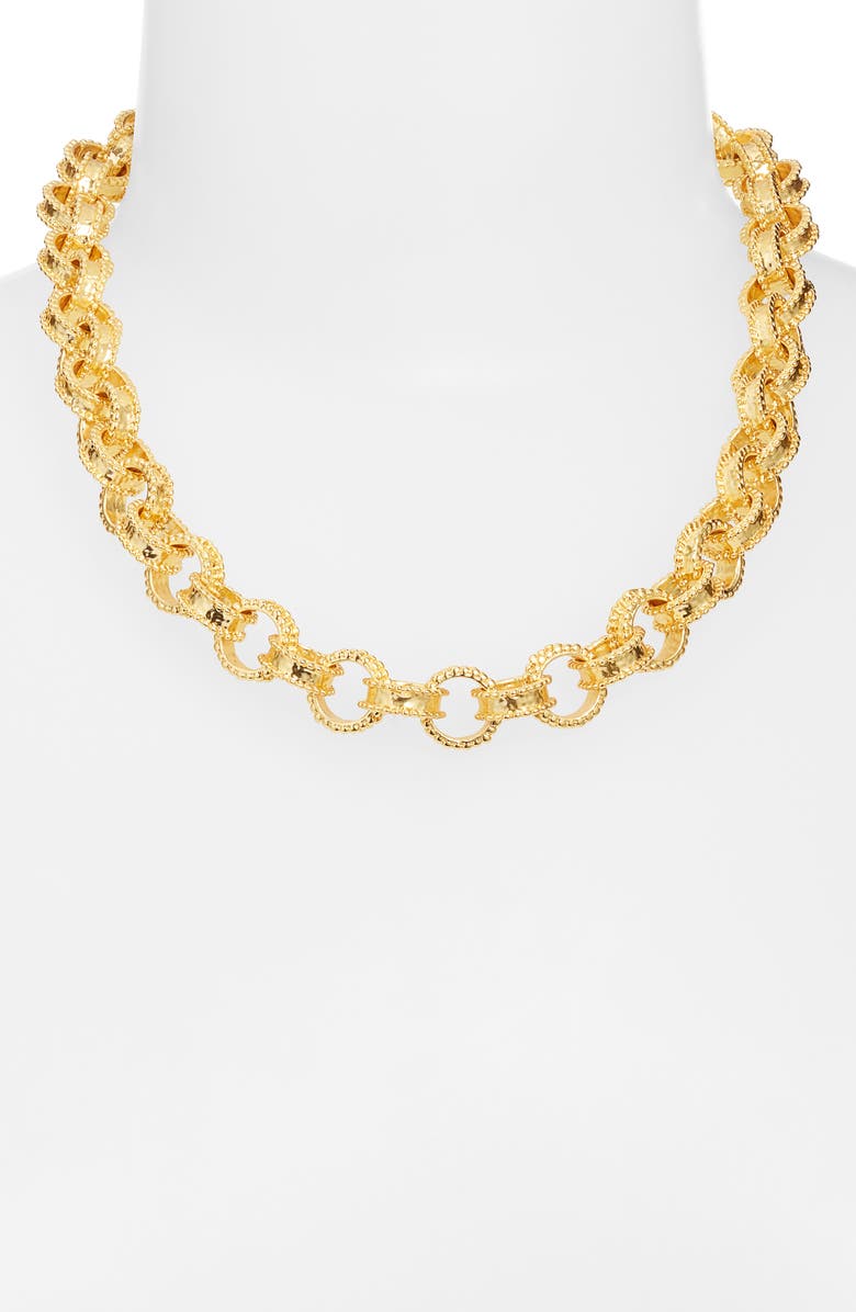 Karine Sultan Dotty Links Necklace, Alternate, color, 