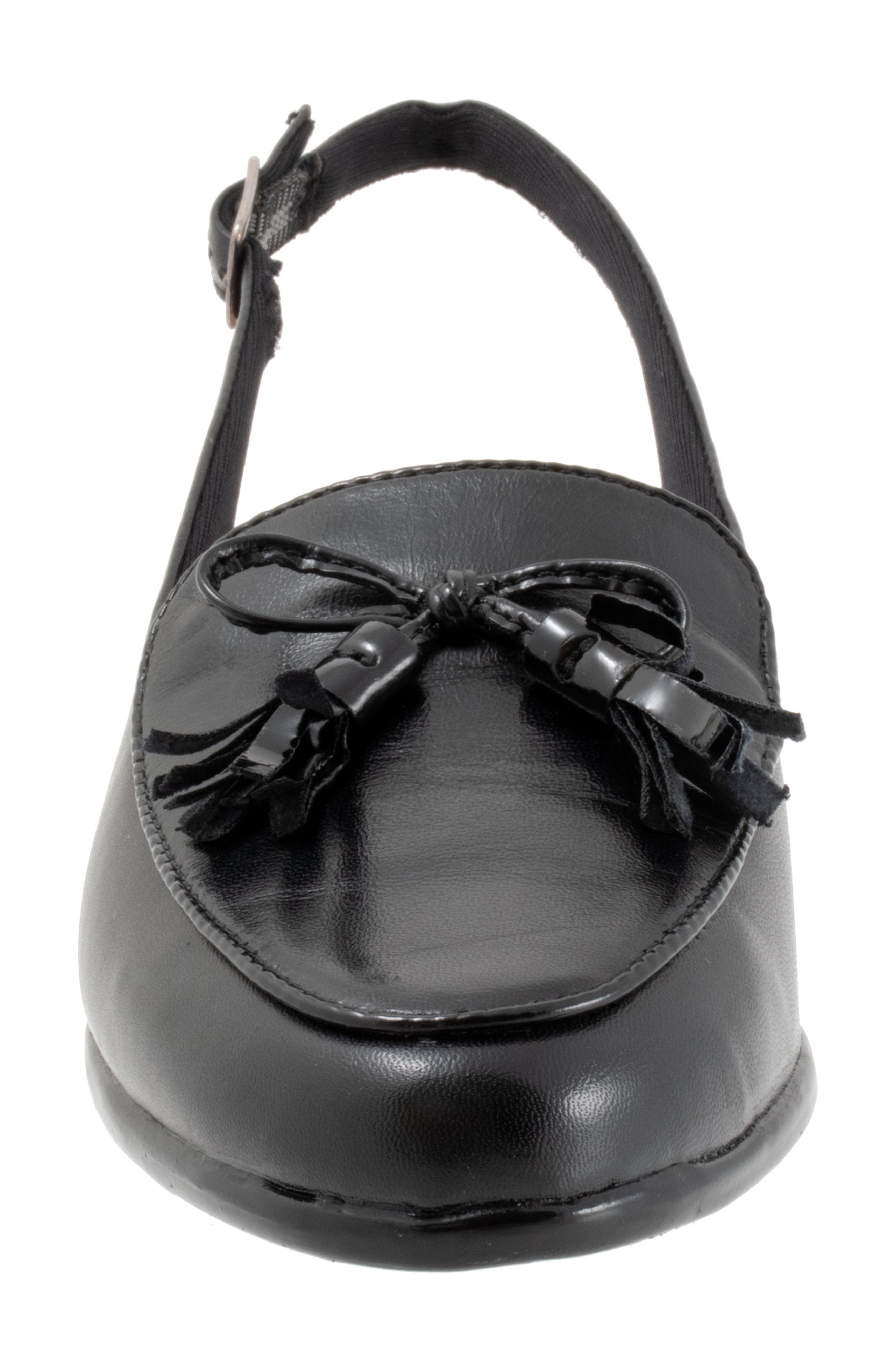 Trotters Lillie Slingback Loafer, Alternate, color, Black