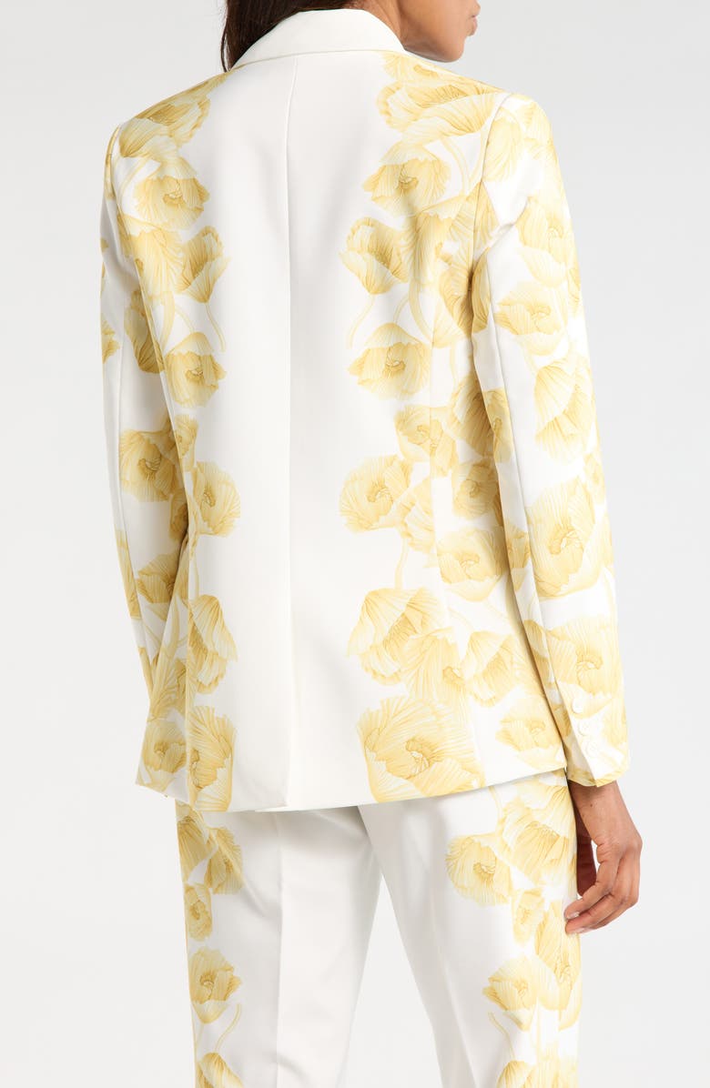 JASON WU Floral Print Blazer, Alternate, color, Border Floral Print