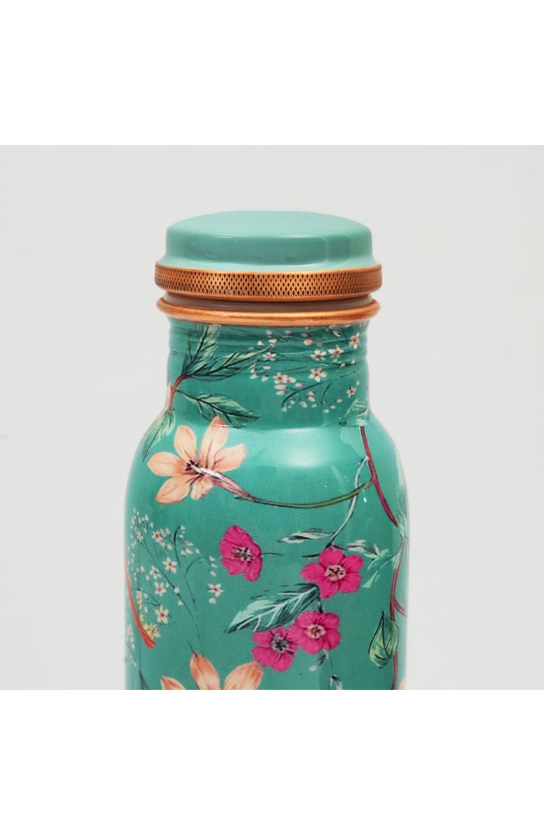 Mela Artisans Aqua Flora Copper Water Bottle, Alternate, color, 