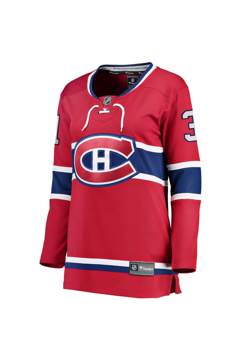 Women's Fanatics Branded Carey Price Red Montreal Canadiens Home Breakaway Player Jersey, Alternate, color, Red