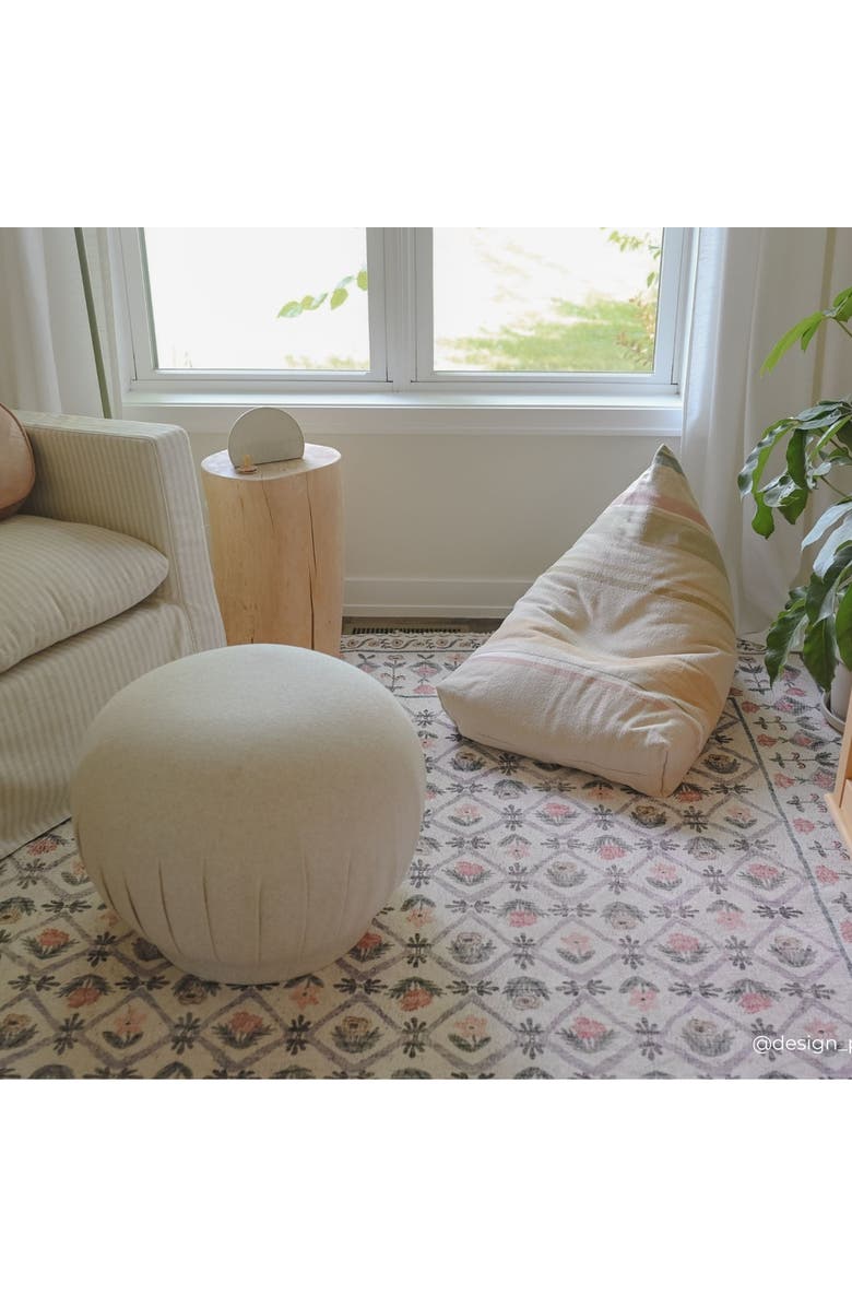 Lorena Canals Pouf Cleo, Alternate, color, Multicolor