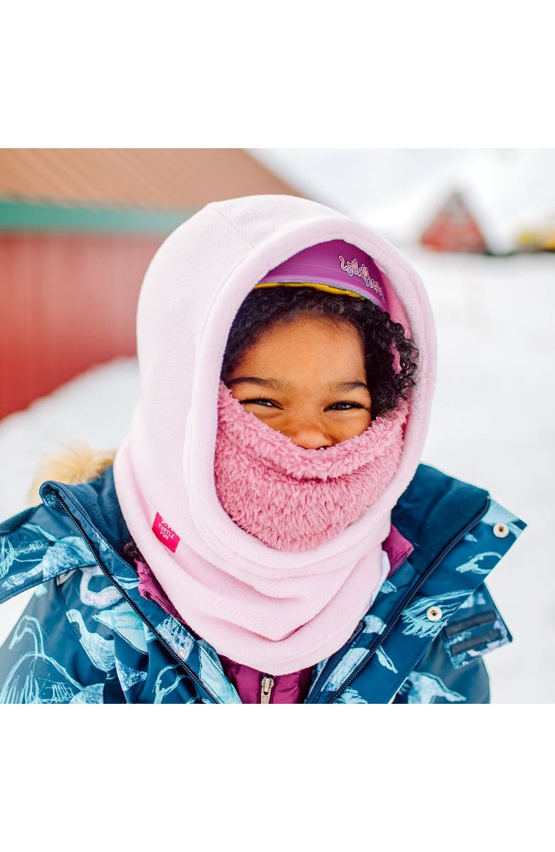 Turtle Fur Kids Fleece Everyday Overhood, Alternate, color, Ballerina