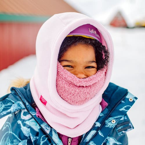 Turtle Fur Kids Fleece Everyday Overhood In Pink