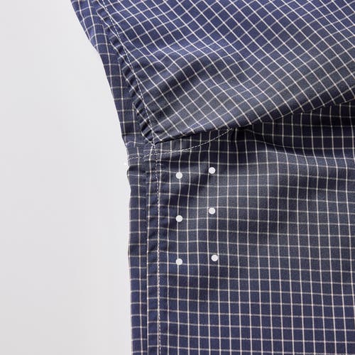 Regent Row Big And Tall Stanton Shirt Short Sleeve Button Down In Black-and-white-check