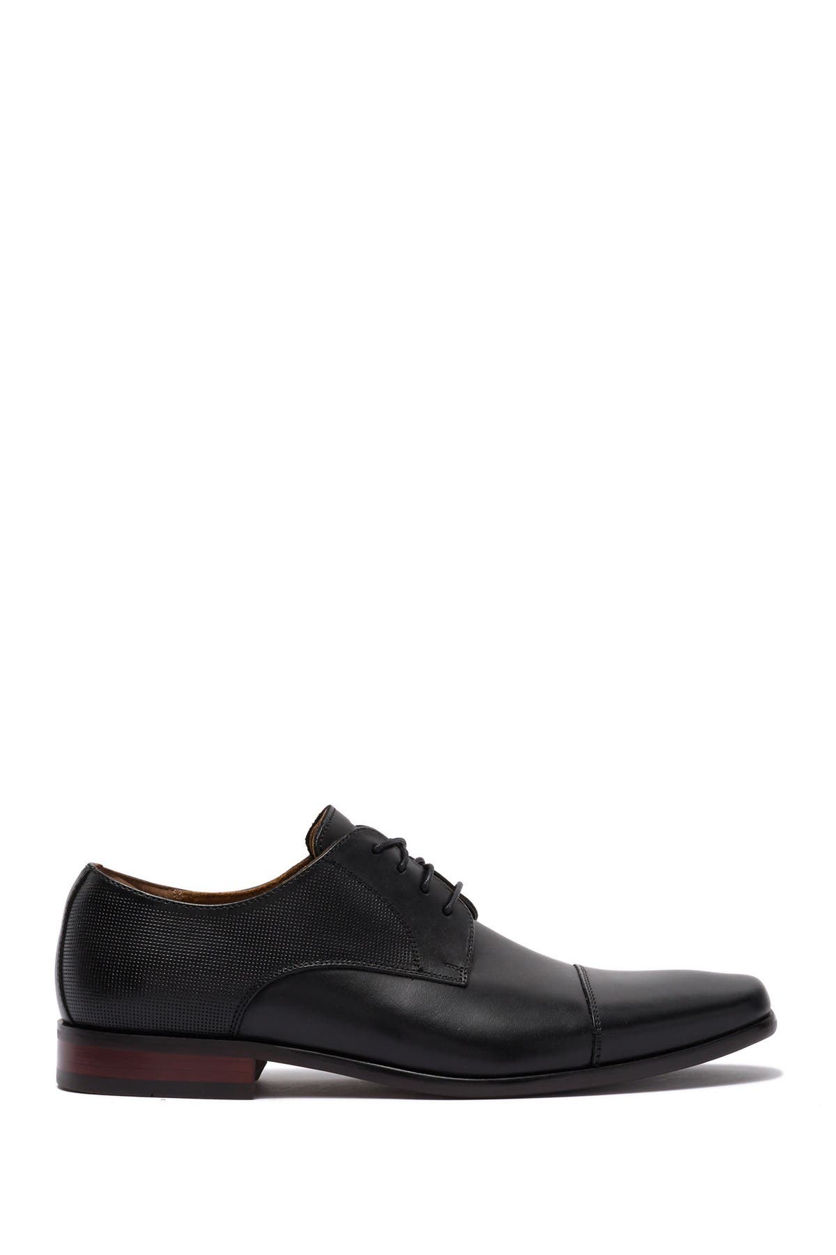 Florsheim Scottsdale Cap Toe Leather Derby - Wide Width Available, Alternate, color, Black