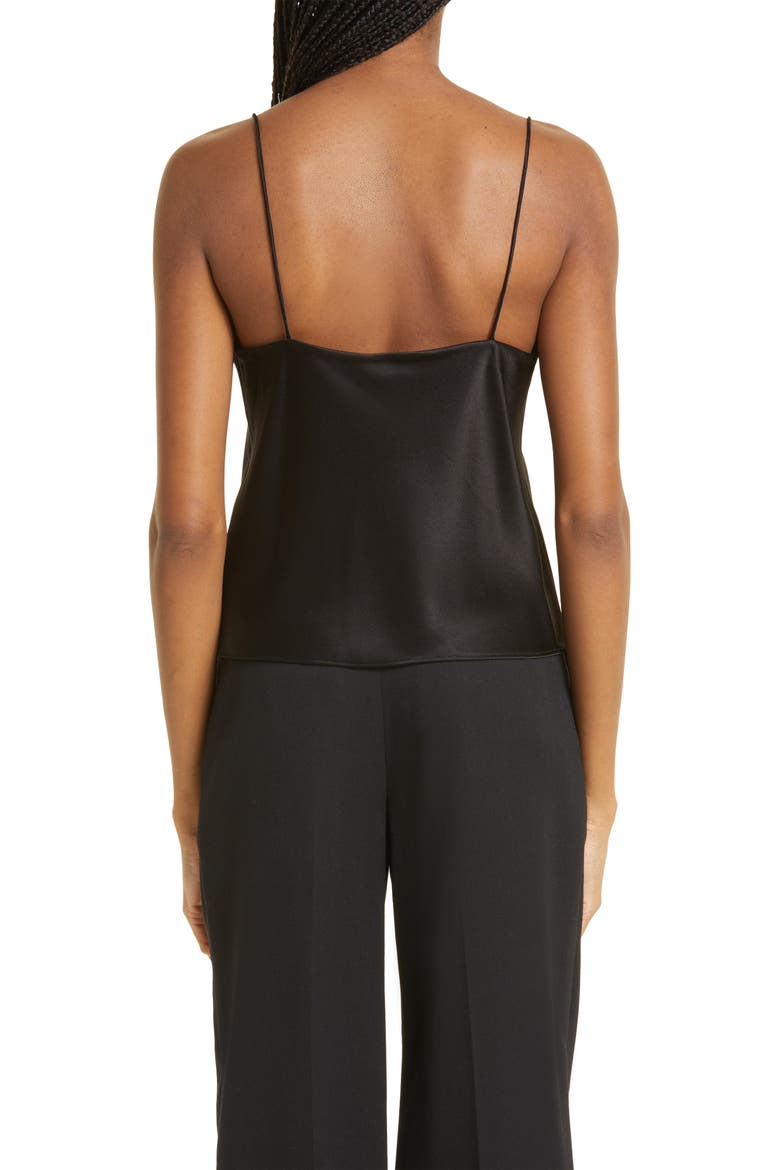 Harmony Satin Camisole, Alternate, color, BLACK