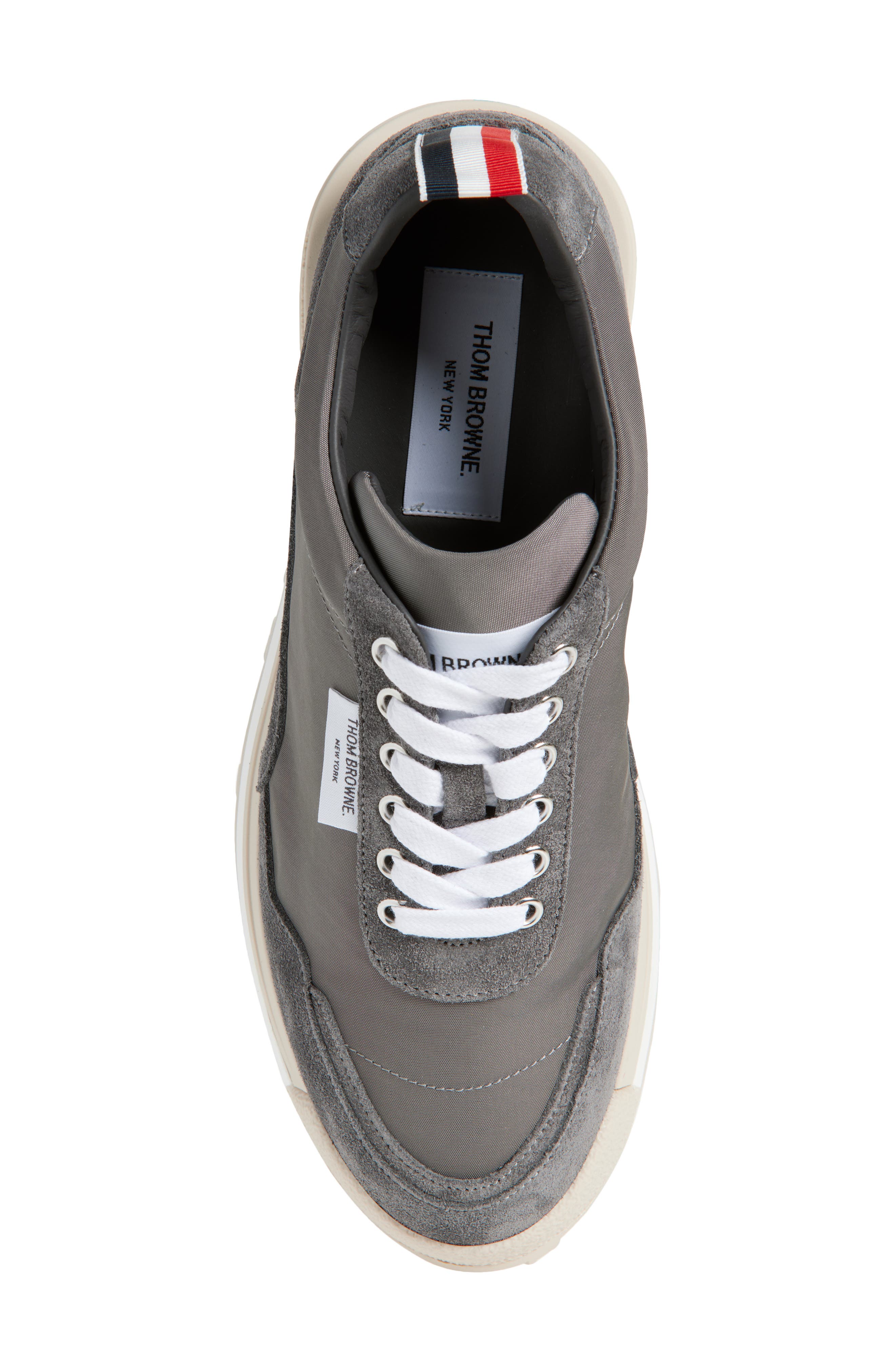 Thom Browne Alumni Sneaker, Alternate, color, Medium Grey