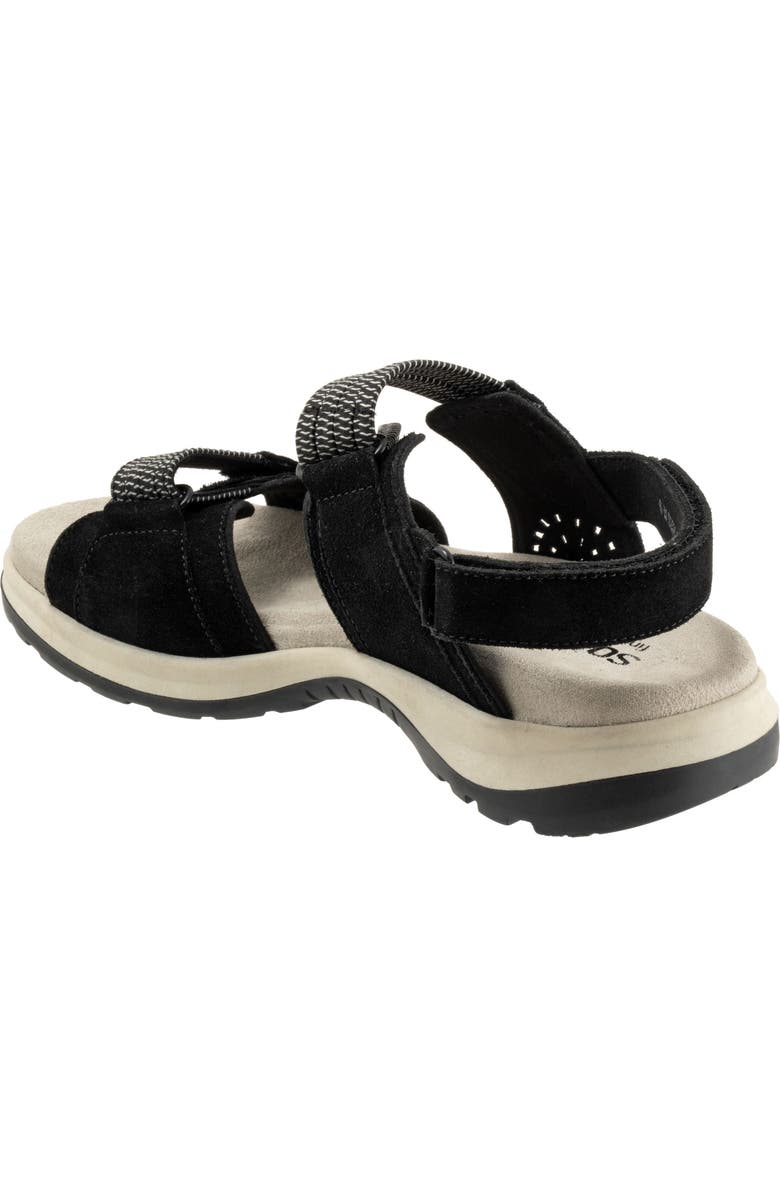 SoftWalk<sup>®</sup> Oahu Slingback Sandal, Alternate, color, Black Suede