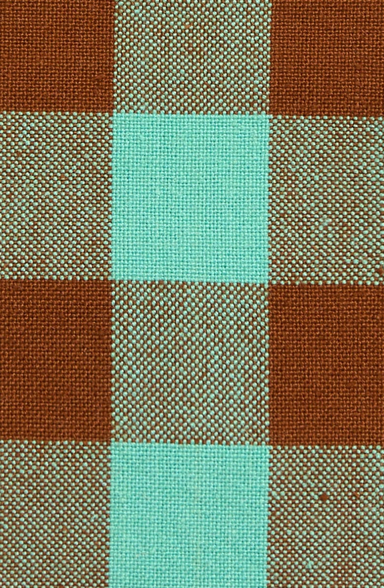 Heather Taylor Home Candy Gingham Set of 4 Cocktail Napkins, Alternate, color, Mint