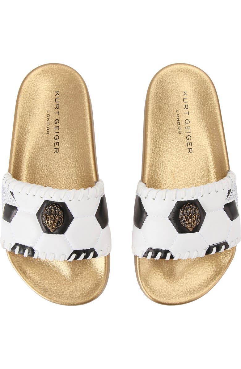 Kurt Geiger London Meena Eagle Slide Sandal, Alternate, color, White